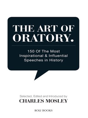 cover image of The Art of Oratory